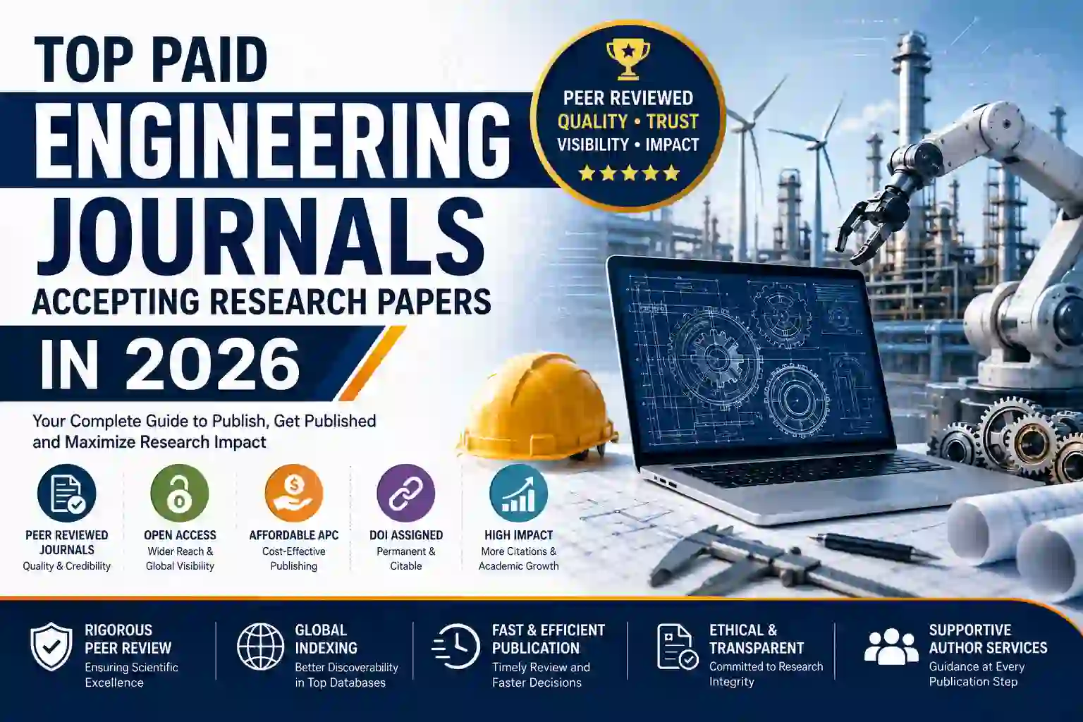 Top Paid Engineering Journals Accepting Research Papers in 2026 | Complete Author Guide